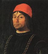 Lorenzo  Costa Giovanni Bentivoglio oil